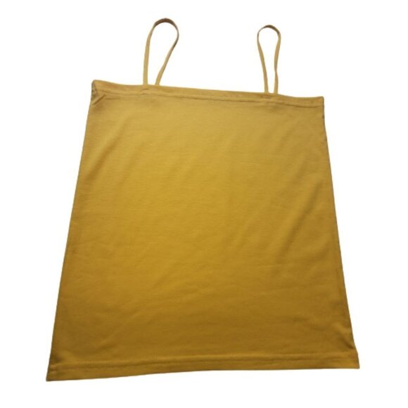 Yellow Spaghetti Strap Camisole Yellow Tank Top - New Without Tags- One Size - Picture 3 of 10
